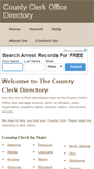 Mobile Screenshot of county-clerk.net